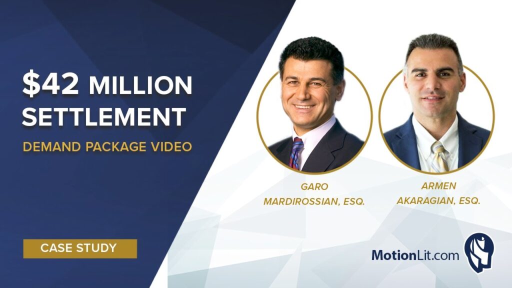Watch How Mardirossian & Associates, Inc. Turned Low Offers Into Substantial Settlements With Demand Package Videos