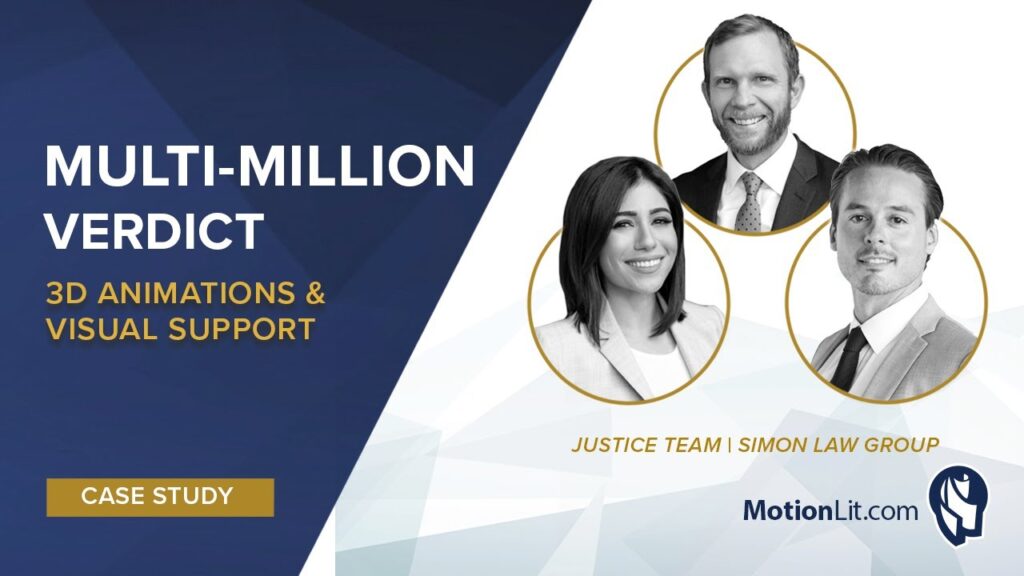 Watch How Simon Law Attorneys Multiply Verdict Utilizing MotionLit Video, Animations, & Visual Support