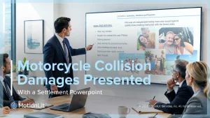 Closing PowerPoint Used in Settlement Talks for a Motorcycle Collision Case